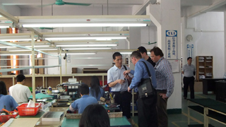 Visiting the Electric plug lock assembly workshop